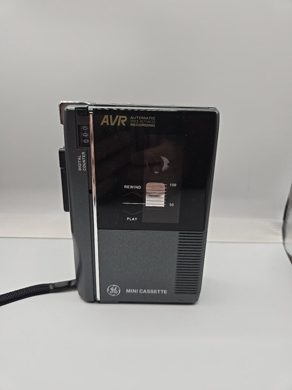 General Electric GE 3-5356A AVR Cassette Portable Voice Recorder - WORKING